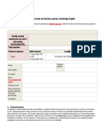 Formular de Inscriere FCE, CAE, CPE Iunie 2023