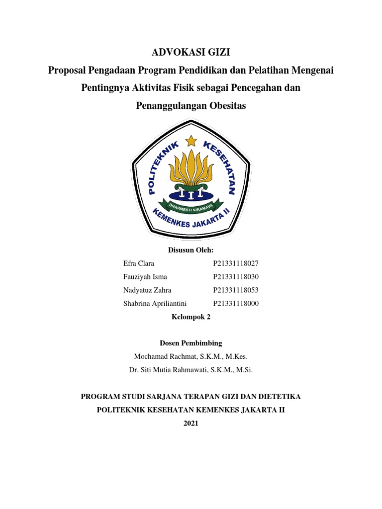 Kelompok 2 - Proposal Advokasi | PDF