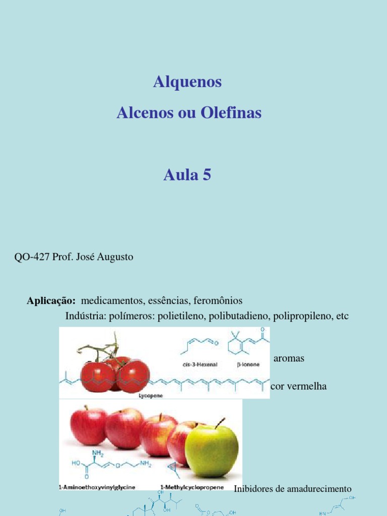 Estrutura e Reações dos Alquenos | PDF | Alceno | Química