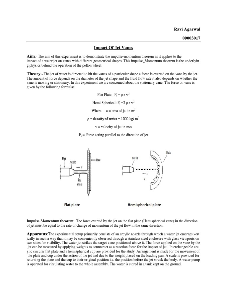 Fluid Mechanics_Impact of Jet Vanes_experiment Nozzle Mass