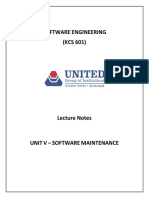 Software Engineering Unit-5
