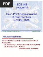 ECE448 Lecture16 Fixed Point VHDL 2008