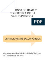 Clase 1. RESPONSABILIDAD Y COBERTURA DE LA SALUD PÚBLICA