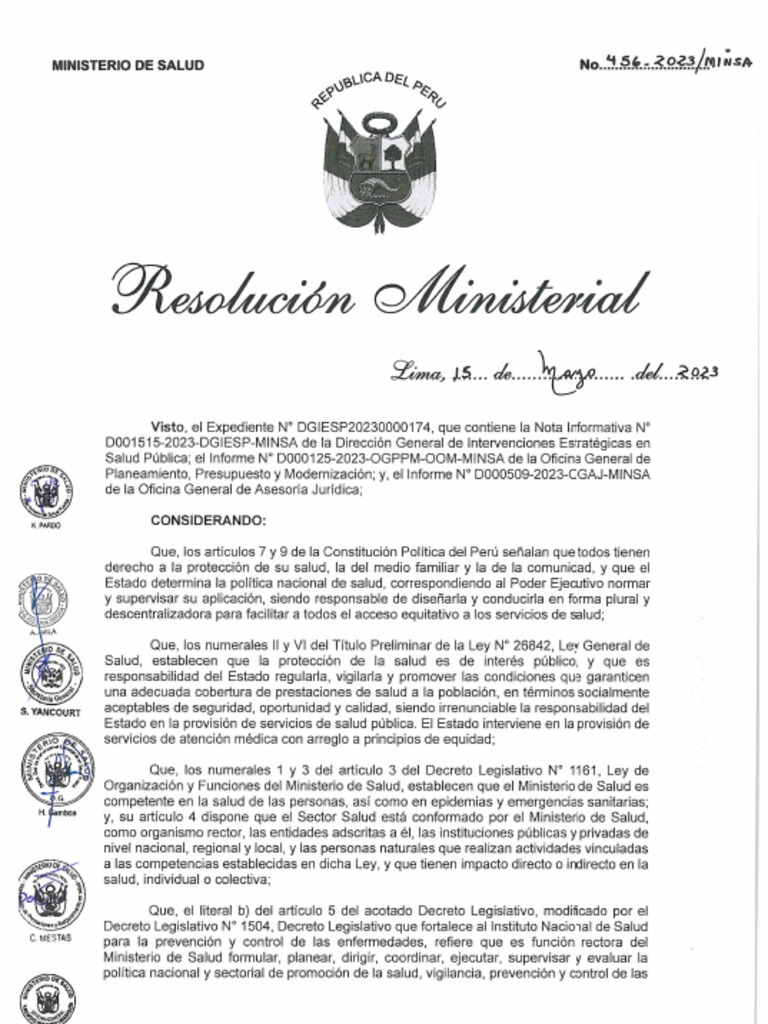 Minsa desarticula Grupo de Expertos contra el dengue