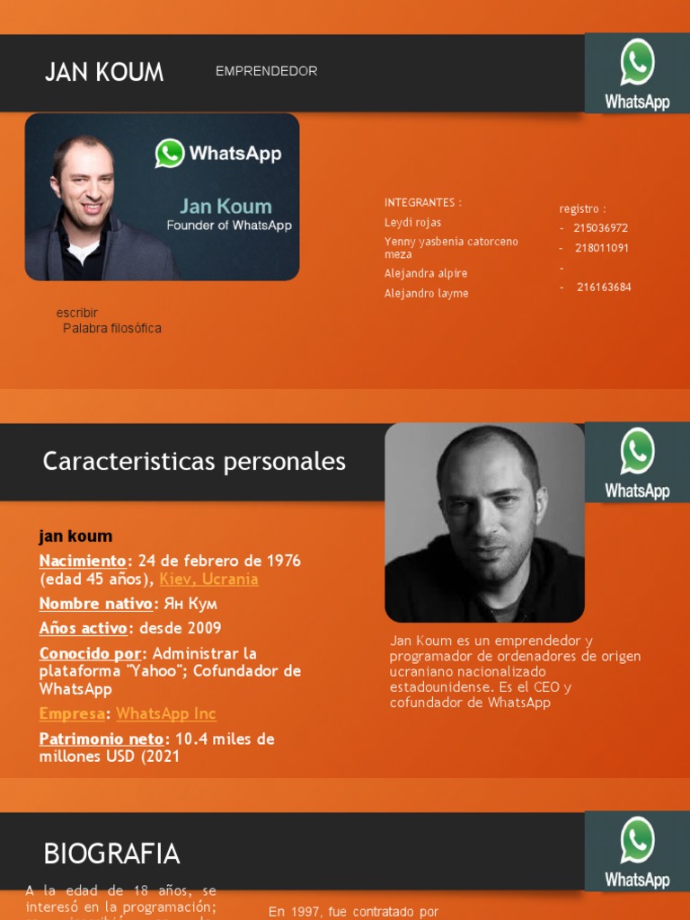 Jan Koum | PDF