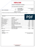 Certificado de Conformidade #202200650: Produto Metal-Chek E 59 Propelente Hidrocarboneto (Hi) Removedor