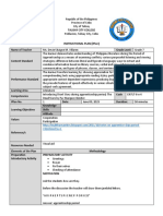 Semi Detailed Lesson Plan