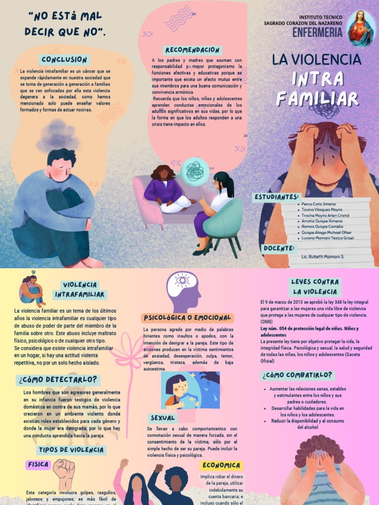 Prevención de la Violencia Intrafamiliar | PDF | Violencia doméstica ...