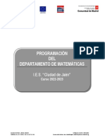 Programacion Matematicas 2022 23