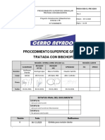 Procedimiento Superficie granular tratada con bischufita