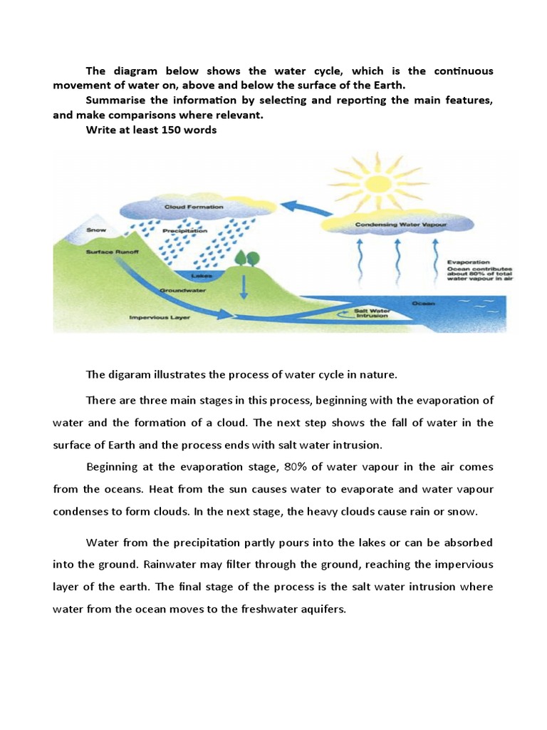 Process - The Water Cycle in Nature | PDF
