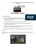 Manual de Usuario Control Remoto GD-R19 para Abre-Puertas Merik Liftmaster Chamberlain Crafstman 390 MHZ