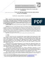 Sosyal İli̇şki̇ Unsurlari Ölçeği̇'ni̇n Türkçeye Uyarlama Çalişmasi The Adaptation Study of The Provision of Social Relations Scale To Turkish