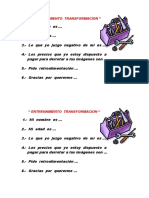 Entrenamiento Transformacion