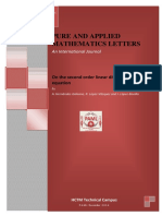 Pure and Applied Mathematics Letters: An International Journal