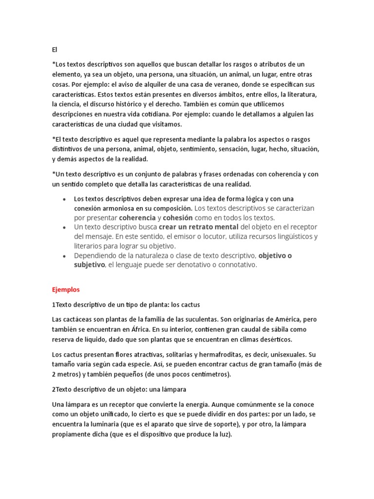 Ejemplos de Textos Descriptivos | PDF | Volcán | Nube