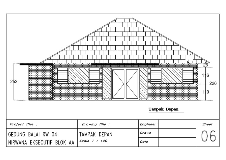 6.tampak Depan | PDF