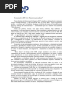 Comunicado Do IDP Sobre _Bandeiras a Meia Haste