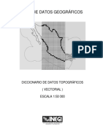 Diccionario de Datos Topograficos