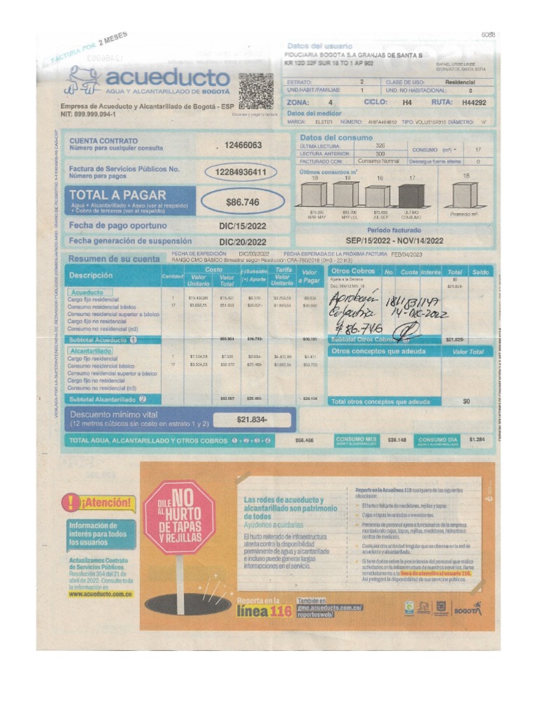 Recibo Servicio Público | PDF