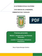 Lección - 4 - Principales Indicadores Financieros