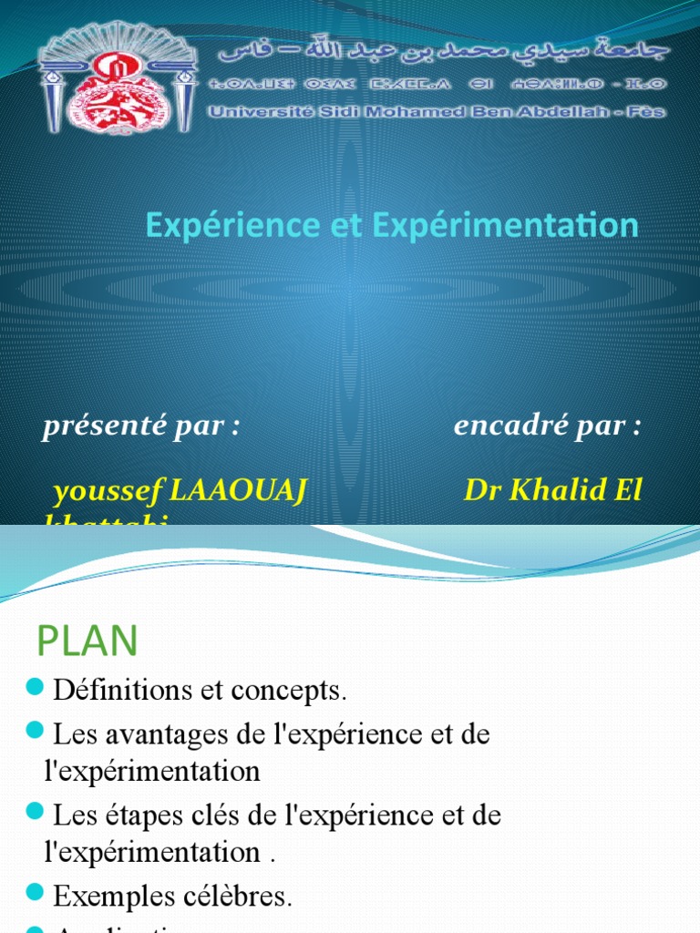 12-Expérience Et Expérimentation | PDF | Expérience | Expérience