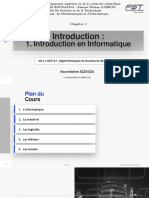 ASD I-Cours-Chapitre 1 - Introduction Informatique