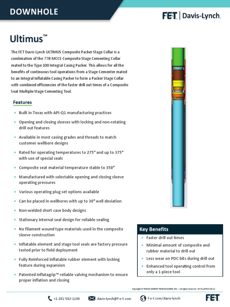 Ultimus - Datasheet - Aug 2022 | PDF