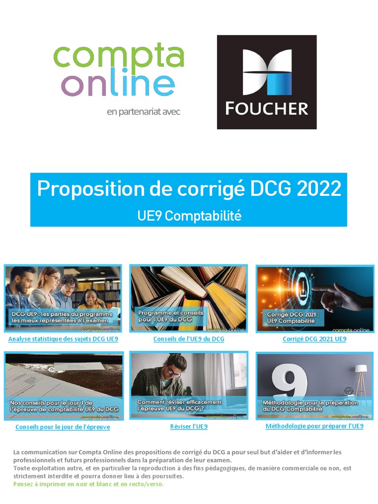 Dcg Ue9 2022 Corrigé _ Microsoft Word – ODMC