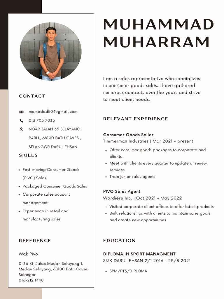 Resume Muhammad Muharram PDF