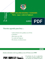SESIÓN 7 Auge y Caída de Fujimori - El Retorno A La Democracia