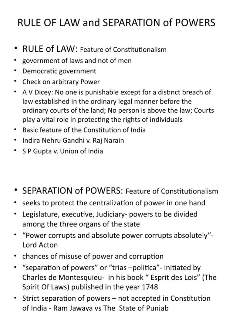 RULE of LAW PDF