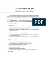 Cerinţe Proiect Econometrie 2021-2022