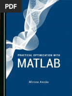 Ancău, Mircea - Practical Optimization With MATLAB (2019, Cambridge Scholars Publishing)