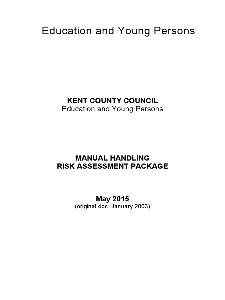 Manual Handling Risk Assessment Guide | PDF | Risk | Risk Assessment