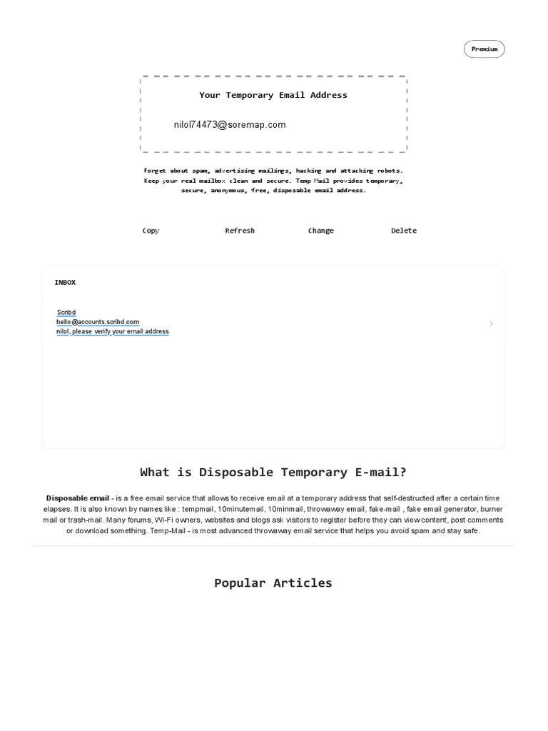 Understanding Disposable Email Services | PDF | Software | Online Services