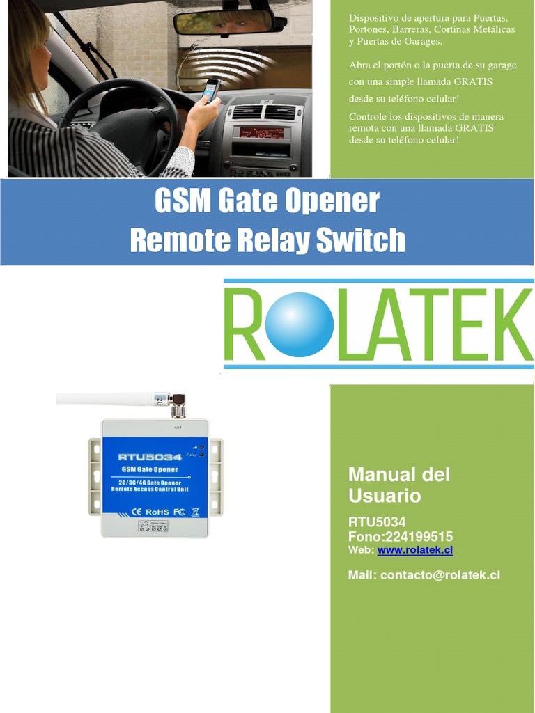 GSM Opener 5034 ESPAÑOL | PDF | Teléfonos móviles | Gsm