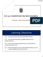 Lecture 7 - The FInancial System-1