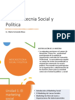 Mercadotecnia Social y Política: Ec. María Fernanda Moya