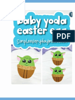 Yoda Easter Egg Craft