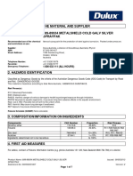 Correct Material Safety Data Sheet