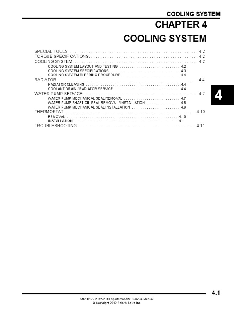 Chapter 04 Cooling System Pdf Pump Radiator