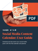 Social Media Content Calendar - HubSpot - 2023