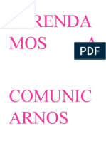 Aprendamos A Comunicarnos