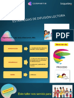 Taller de estrategias de difusión lectora