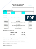 Final Exam B1 English Questionnaire