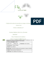 Planificacion en 4 Clases de Trgedia Griega 4año