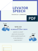 Elevator Speech