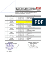 Jadwal PTS (Revisi)