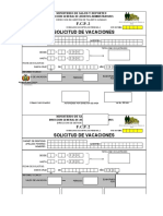 Formulario Vacaciones